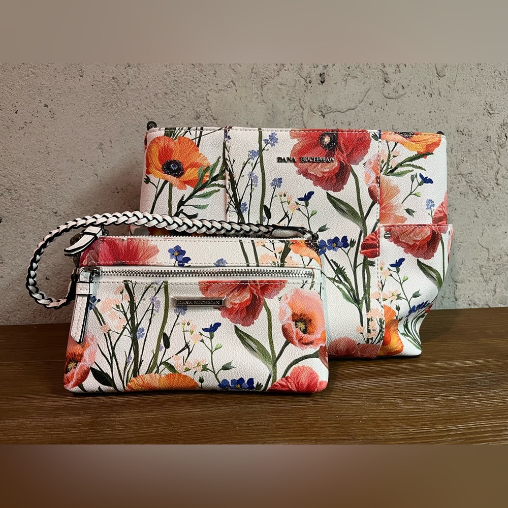Dana Buchman Handbag & Matching Wristlet
